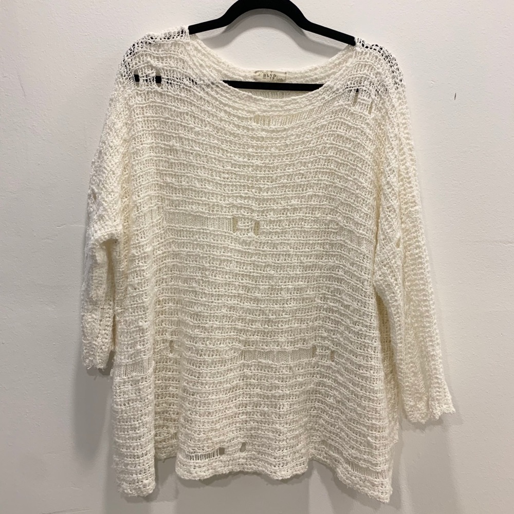 Distressed Oversized Sweater - Picture 3 of 4